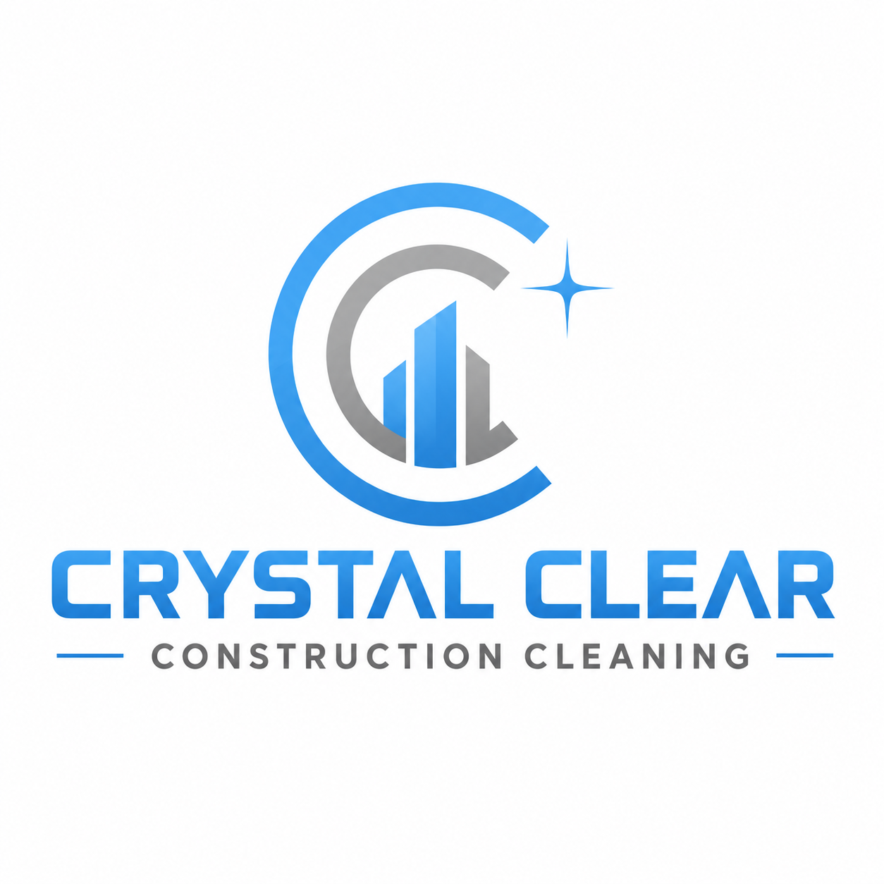 Crystal Clear Construction Cleaning logo